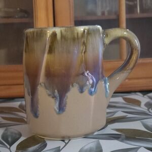 Handcrafted Ceramic Mug with Drip Glaze